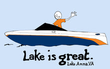Lake is Great Lake Anna - Speedboat Tee - PRE-ORDER